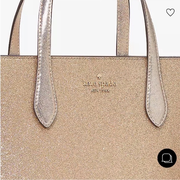 Kate Spade glitter glimmer satchel NWT
gold designer - Picture 6 of 7
